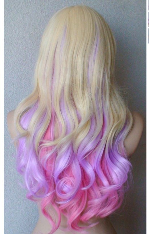 Pink and Purple Hairstyle
