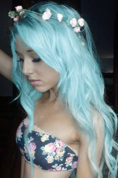 Pretty Blue Hairstyle