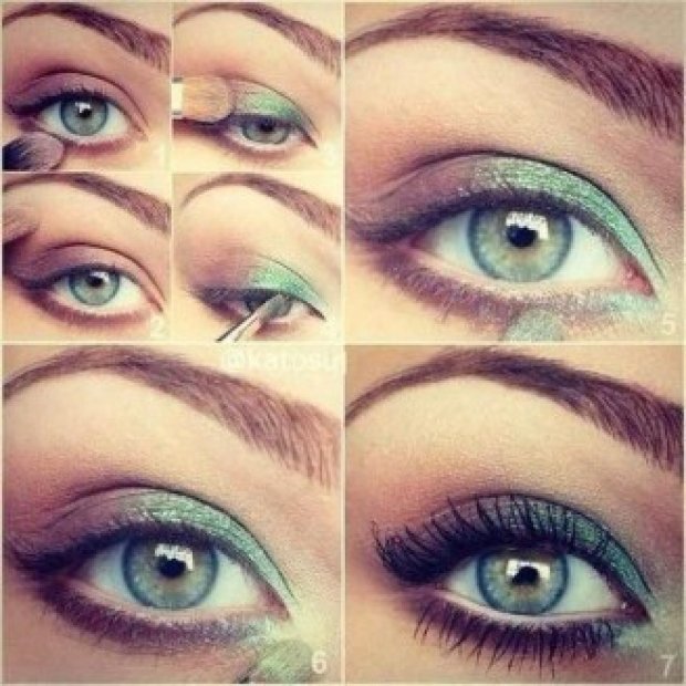 Pretty Green Eye Makeup Tutorial