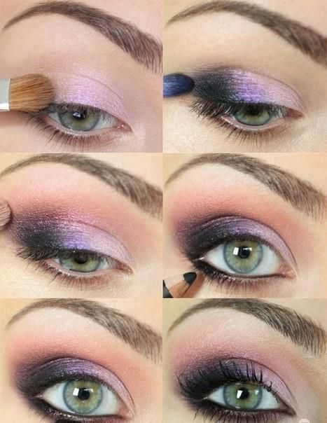 Pretty Purple Eye Makeup Tutorial for Blue Eyes