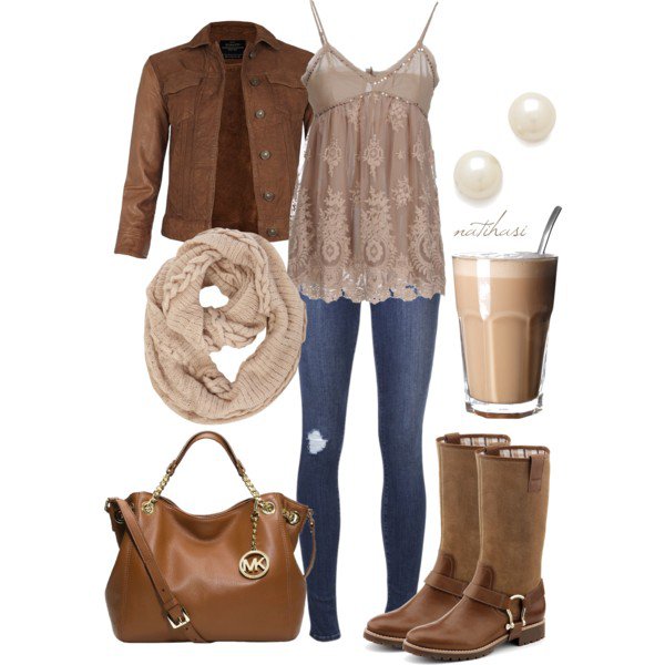 Pretty and Stylish Outfit for Fall