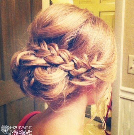 16 Pretty And Chic Updos For Medium Length Hair Pretty Designs