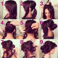 Romantic Loose Updo Hairstyle Tutorial