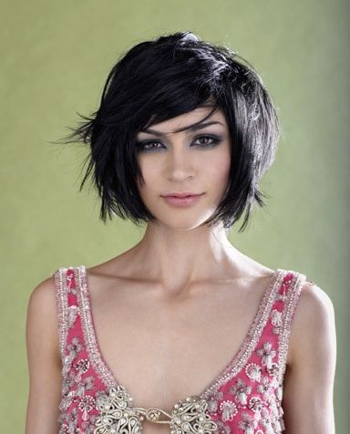 Shaggy Bob Haircut for Black Hair