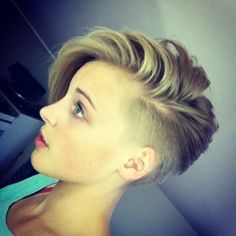 Shaved Super Short Hairstyle