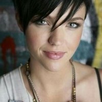 Short Black Hair With Blonde Highlights