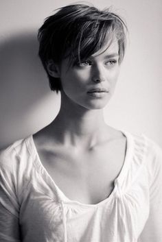 Short Pixie Hairstyle With Bangs