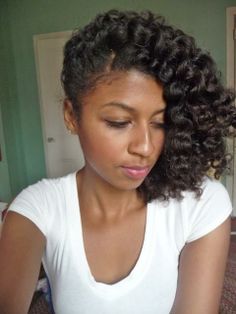 Side Updo Hairstyle for Black Women