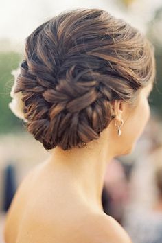Stunning Braided Updo for Wedding Hairstyles