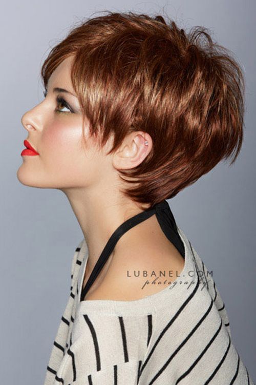 Super Short Brown Hairstyle