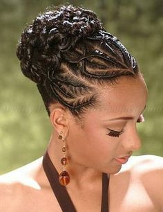 Top Bun Hairstyle for Black Women