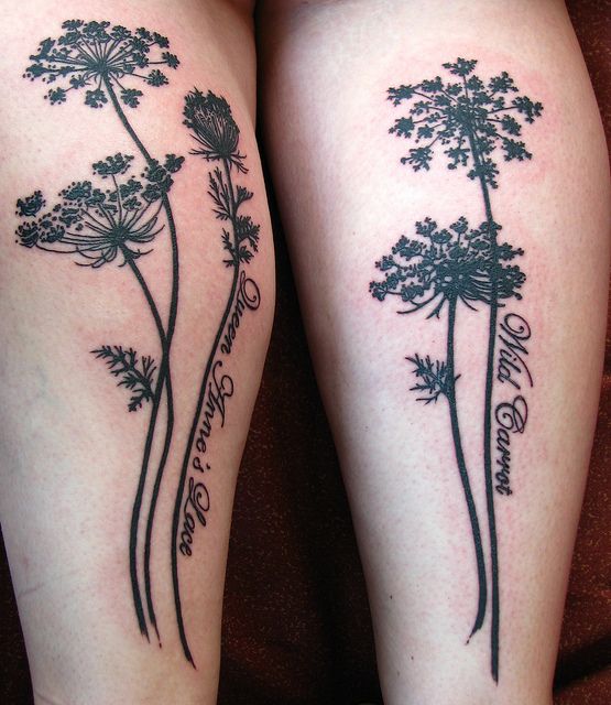 Trendy Plant Tattoo