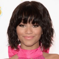 Zendaya Coleman Lovely Short Wavy Hairstyle