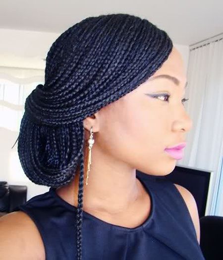 African Hair Box Braiding Style