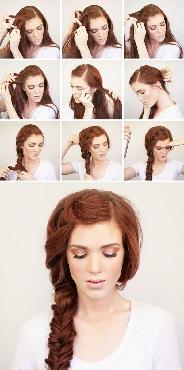 Beautiful Braided Hairstyle Tutorial for Long Thick Hair