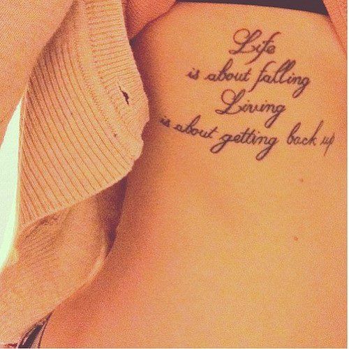 Beautiful Quote Tattoo