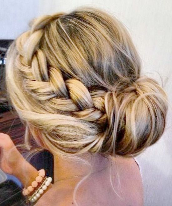 Braid Into Bun Hairstyle