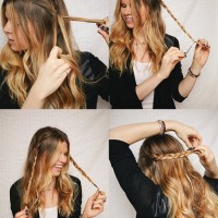 Braided Half Up Half Down Hairstyle Tutorial