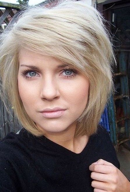 Chopped Short Hairstyle for Thick Hair