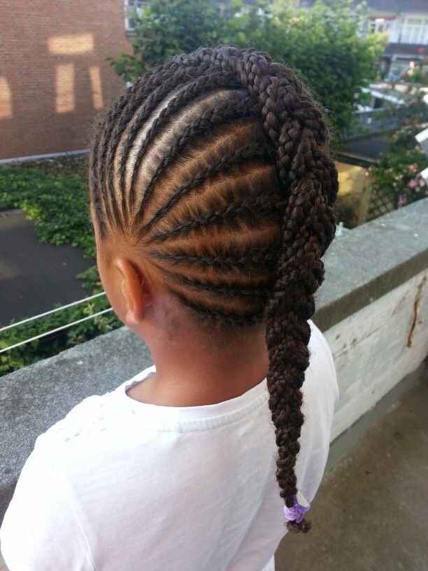 Creative Braided Hairstyle for Kids