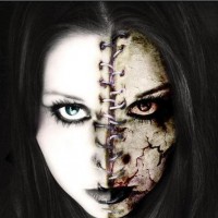 Creepy Makeup Look for Halloween
