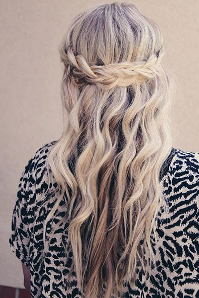 Cute French Braided Headband Hairstyle