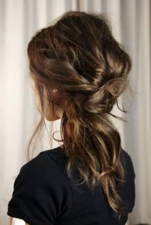 Cute Messy Updo for Girls