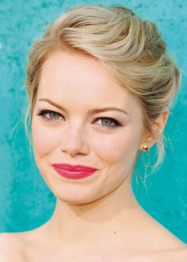 Cute Updo - Emma Stone Hairstyles