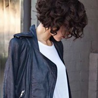 Dark Chocolate Short Curly Hairstyle