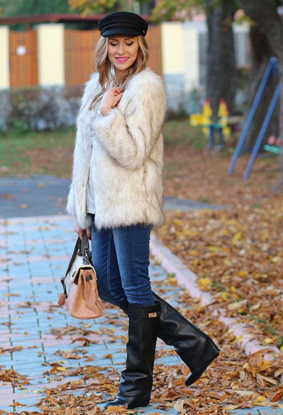 15 Superchic Fall & Winter Outfit Ideas with Fur Coats Pretty Designs