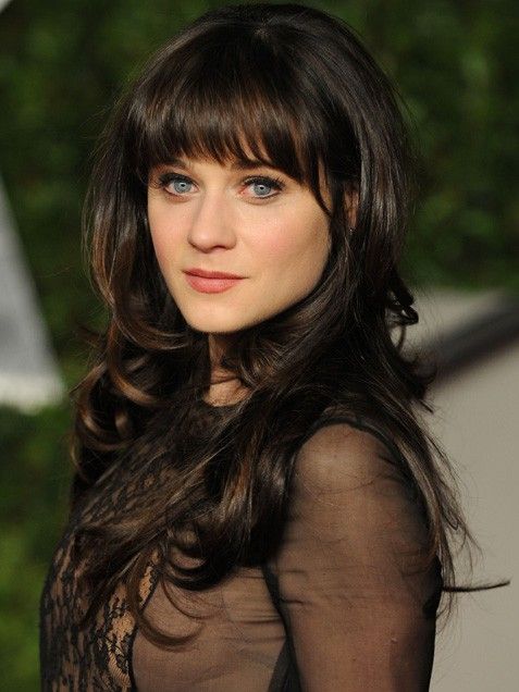 Glamorous Long Wavy Hairstyle With Bangs and Layers