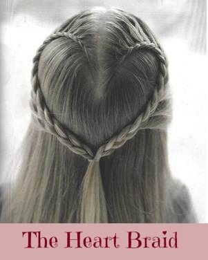 Heart Braided Hairstyle for Kids