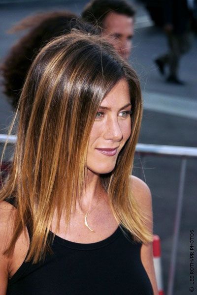 Long Straight Ombre Hair - Jennifer Aniston Hairstyles