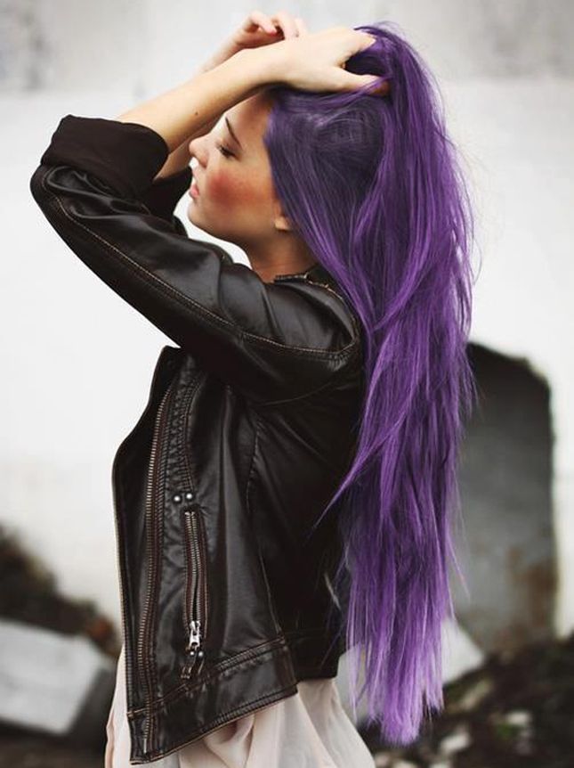 15 fantastiche acconciature viola