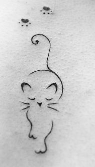 Lovely Cat Tattoo