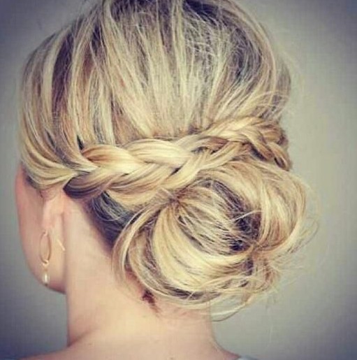 Messy Updo for Party