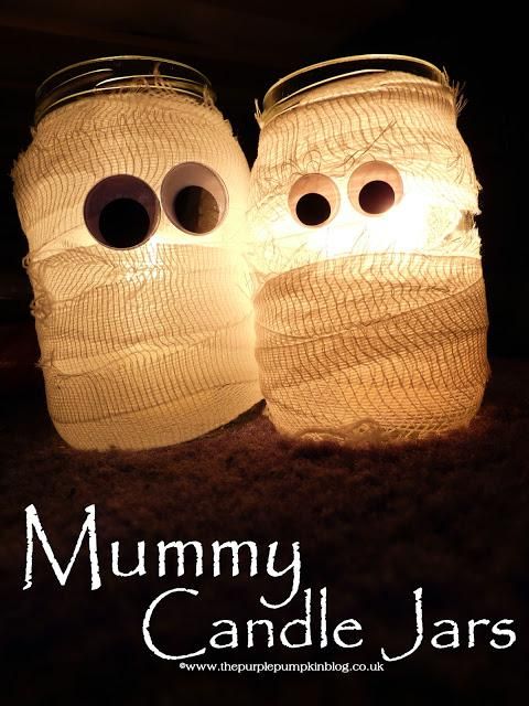 Mummy Candle Jars