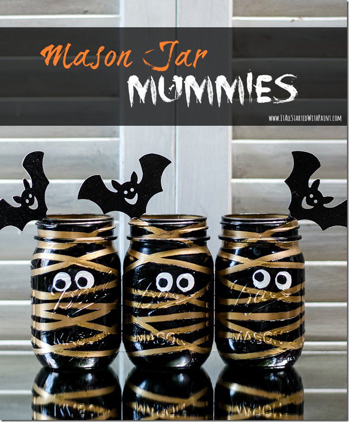 10 Ideas to DIY Halloween Jar Decorations Pretty Designs