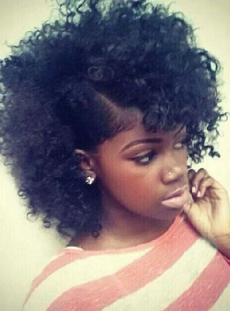 Natural Curly Black Hairstyle