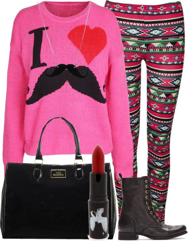 Pink Outfit Idea for Movember
