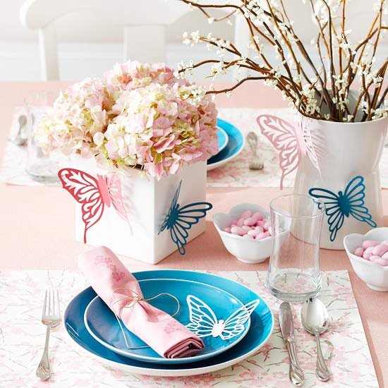 Pink and White Flowers for Table Decoration