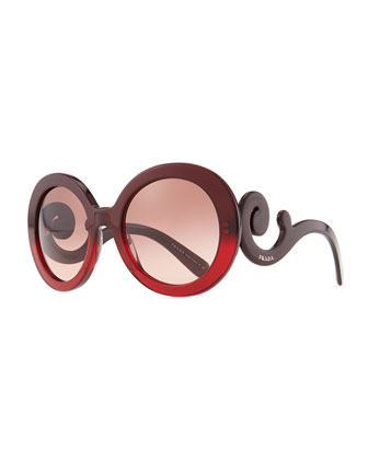 Prada Baroque Round Sunglasses
