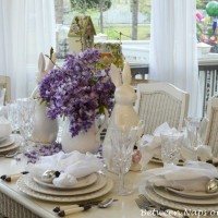 Purple Flowers for Table Decoration