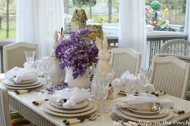 Purple Flowers for Table Decoration