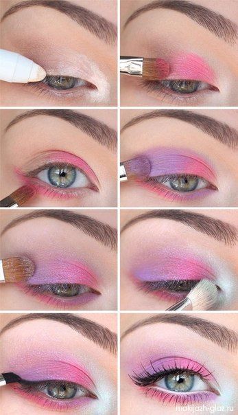 Purple and Pink Eye Makeup