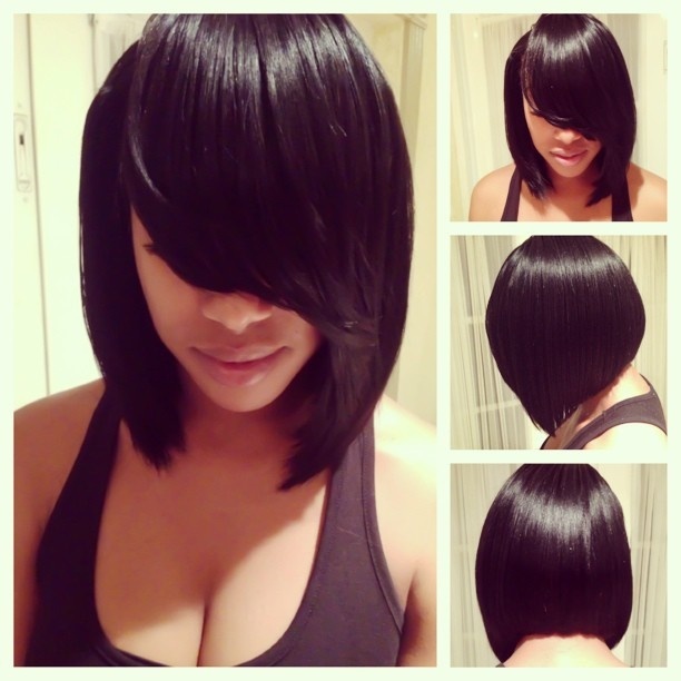 Sleek Bob Haircut for Black Hairstyles