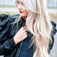 Super Long Hairstyle With Bangs and Layers