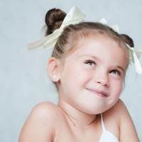 Twisted Pigtails Hairstyle for Little Girls