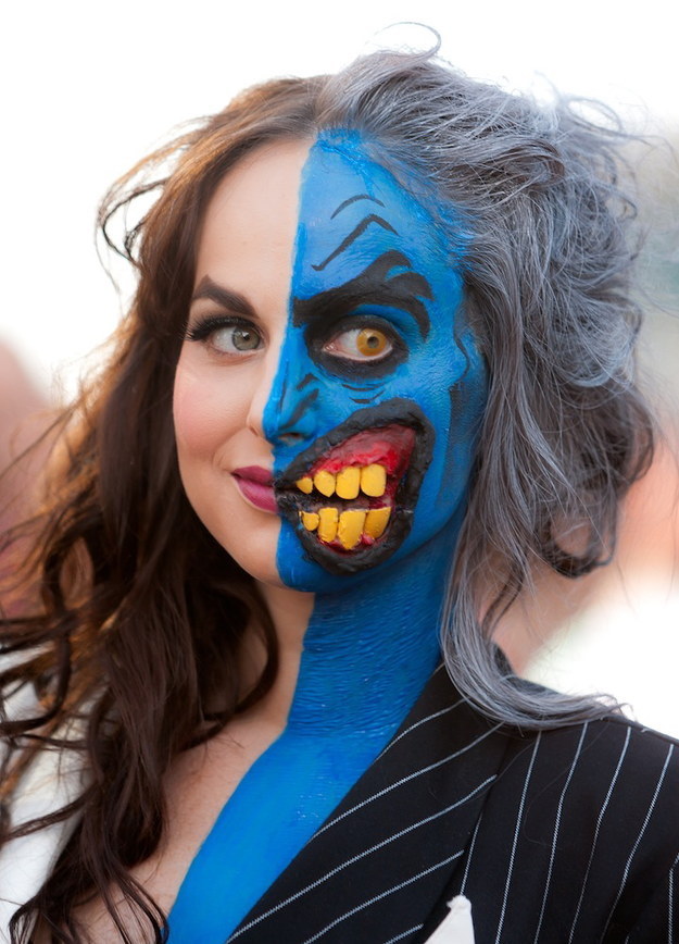 Two-Face Look for Halloween