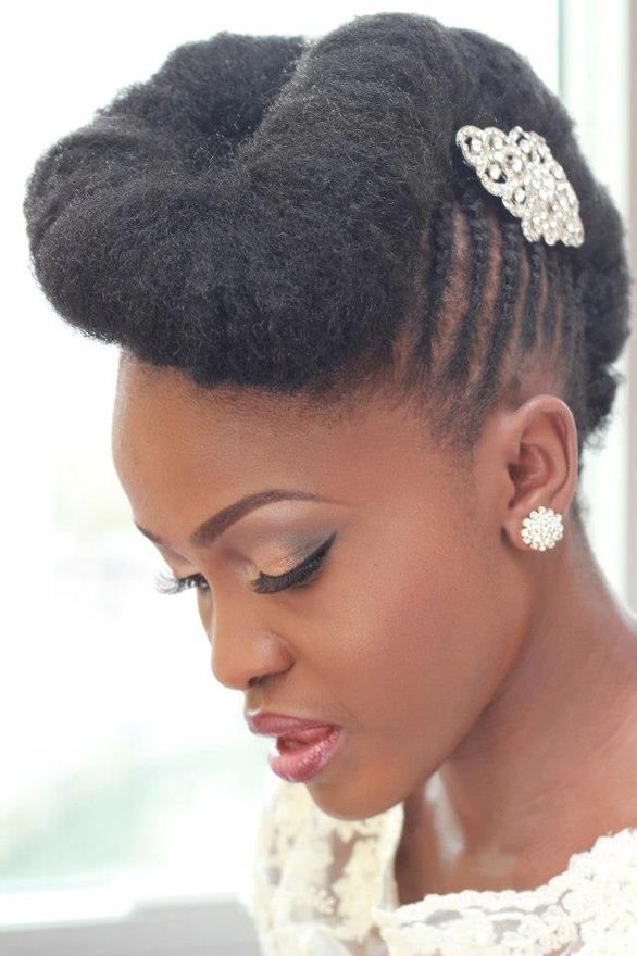 Wedding Hairstyle for Black Women/Pinterest